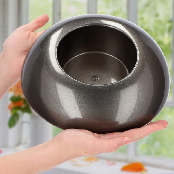 KADAX Urtepotteskjuler til kompositioner, dekorationer, Ikebana-base, grafit, 12 cm
