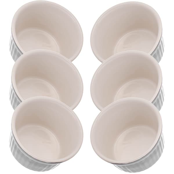 KADAX Bakformar Ramekins Ugnsfast form 9 cm Skålar 150 ml 6 st