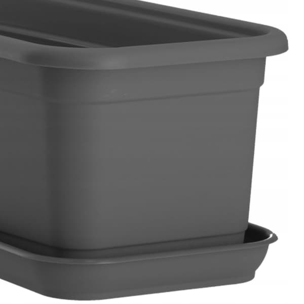 KADAX Balkonkasse 40 cm Urtepotte Urtepottestativ Håndtag Balkon