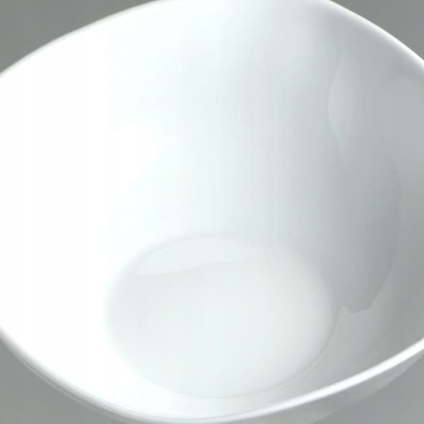 KADAX salatskål 16 cm glasskåle til suppe og snacks sæt hvid 6 dele