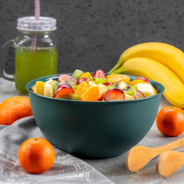 KADAX Plastköksskål 3L Stor Universal Fruktsalladsskål 23cm