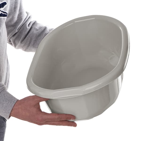 KADAX Plasttvättskål 12L Ovalt Badkar med Handtag