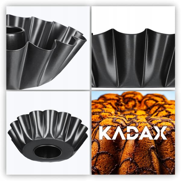 KADAX Non-stick bageplade med skorsten 25 cm