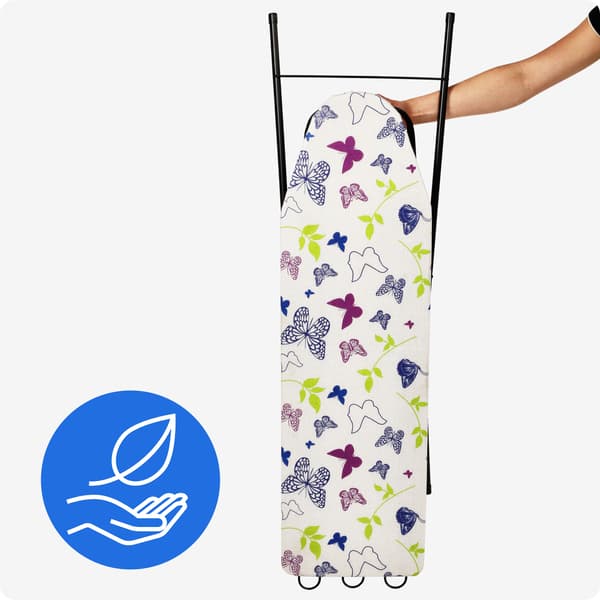 KADAX Hopfällbar strykbräda 100x30cm Lättviktshållare för strykjärn Standard