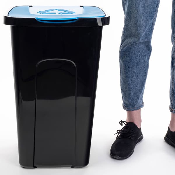 KADAX Affaldsbeholder Affaldssorteringsbeholder 50L Blå Beholder