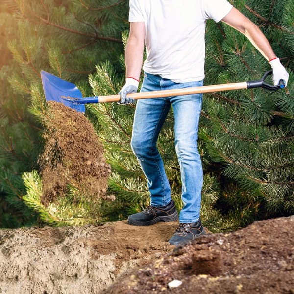 KADAX Spade för sand, spannmål, grus, jord, sandspade, sandlåda 135 cm