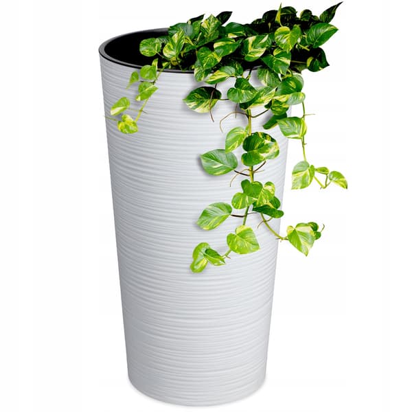 KADAX Blomkruka Vit Blomstativ Hög Med Insats 36 cm