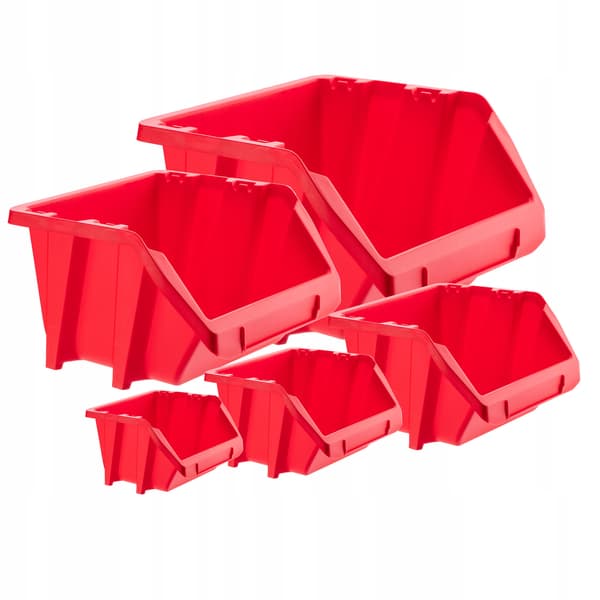 KADAX Verkstadsbrickor Förvaringsbehållare Set med 10 brickor Bricka 272x238mm