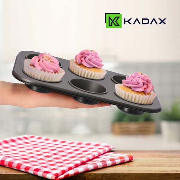 KADAX Bakplåt för muffins, cupcakes, formar, muffins, formar