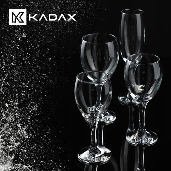 KADAX Vitvinsglas 6 delar 245ml Set Elegant Glasset