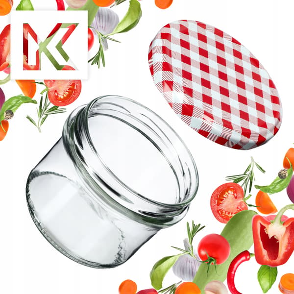 KADAX Słój Klara 235ml fi82 TO-235 pakiet 10szt +