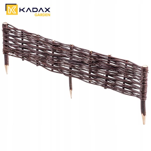 KADAX Trädgårdspalissadkantstängsel 100x30 cm högt staket