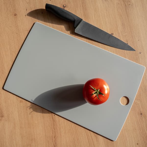 KADAX Slim Solid Plastic Køkken Skærebrætbakke Grå 38,5x24 cm