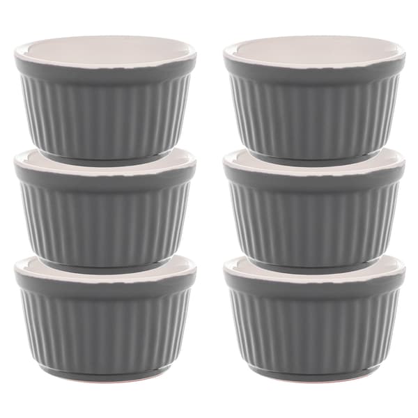 KADAX Bakformar Ramekins Ugnsfast form 9 cm Skålar 150 ml 6 st