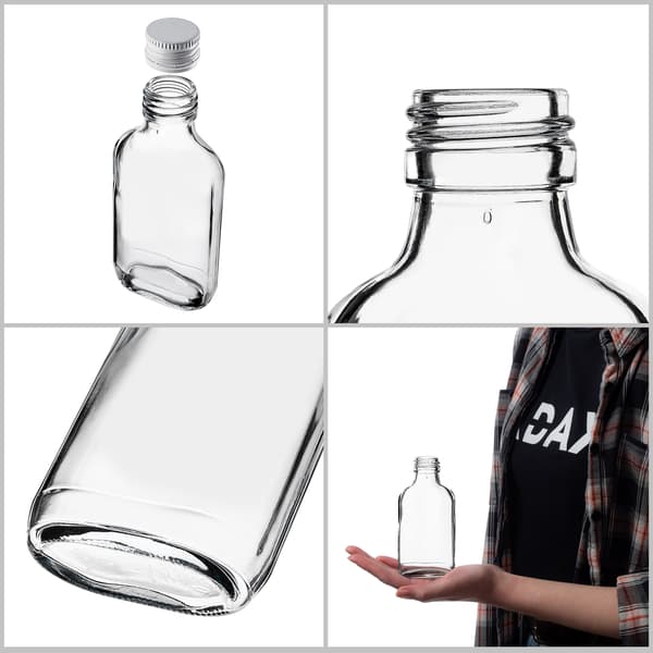 KADAX Pullo 100ml Valkoisella korkilla 50kpl.