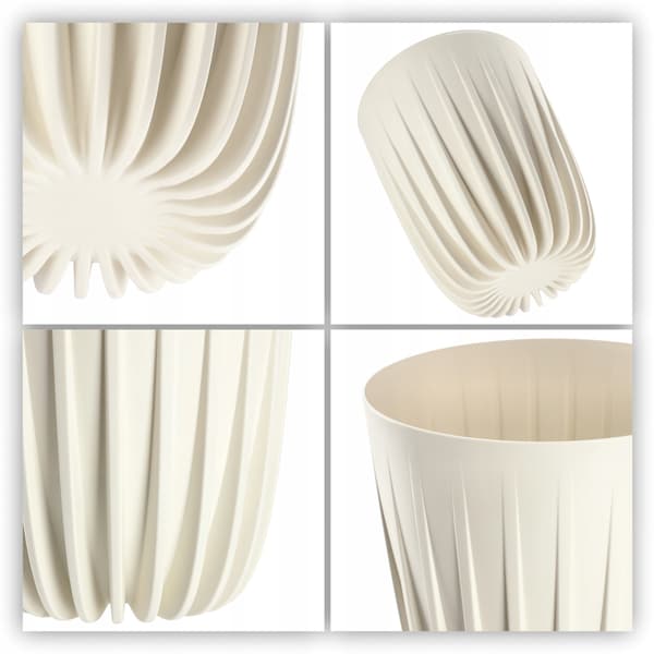 KADAX Urtepotte med Indsats 14,5x17cm Rund Plastindsats