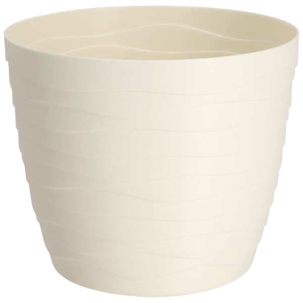 KADAX Urtepotte Urtepottedæksel Creme Rund 15cm Plast
