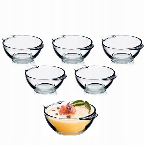 KADAX Keittokulho 400 ml Kulhot Lisukekulho Lasikulho 6 kpl setti