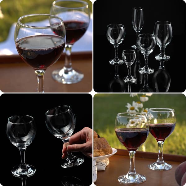 KADAX Rödvinsglas 6 st 210 ml Set med glas Presentset