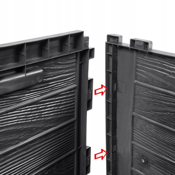 KADAX Haveboks Balkonboks 190L Til Have Balkon Terrasse Antracit