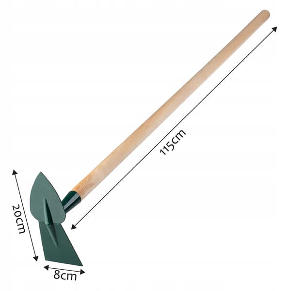 KADAX Havehakke til ukrudtsrydning 8 cm krog 115 cm