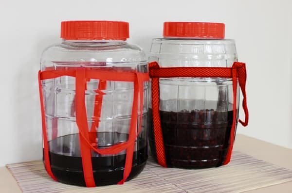 KADAX glaskrukke til vin, agurker og surkål 8L stor dunk