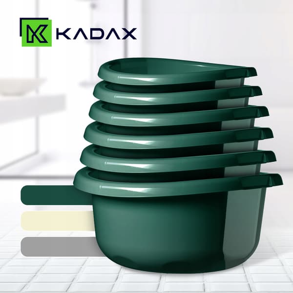 KADAX 8L Rund Universal Tvättbalja i Plast