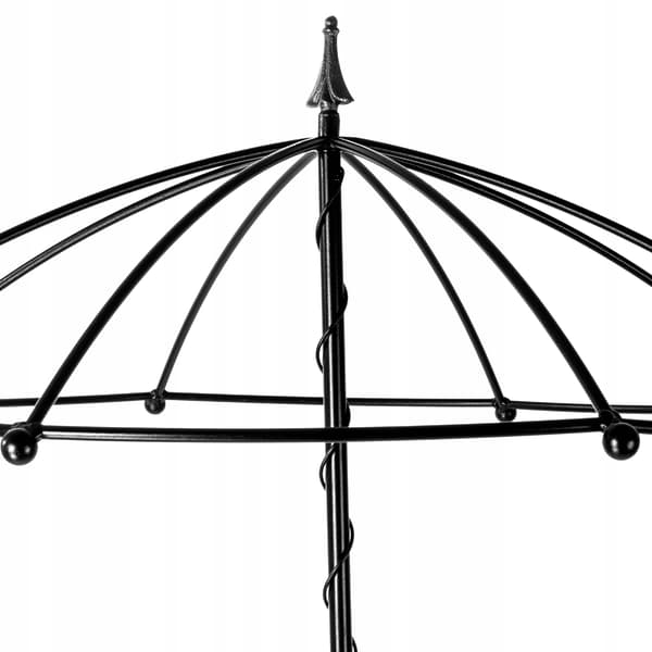 KADAX Parasollstöd för rosor, klätterväxter, murgröna, metallpergola 190 cm