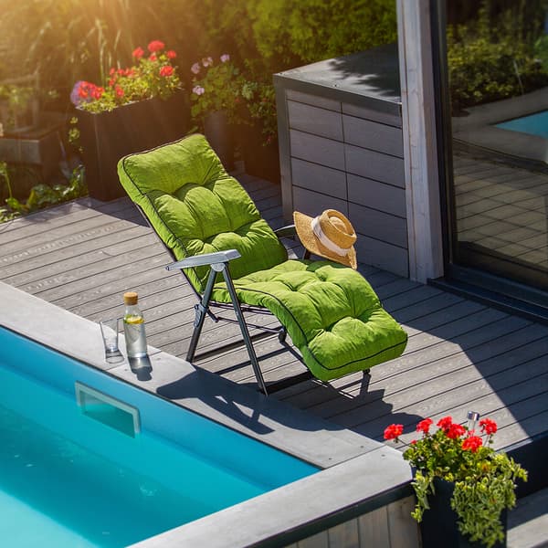 KADAX Havestol Strandliggestol Sammenklappelig Campingstol Justerbar Terrasse