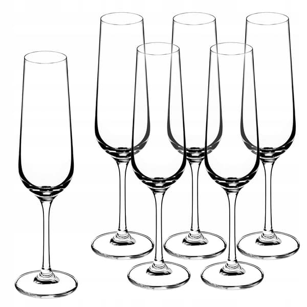 KADAX Champagne Prosecco Vinglas 200 ml Set med 6 glas