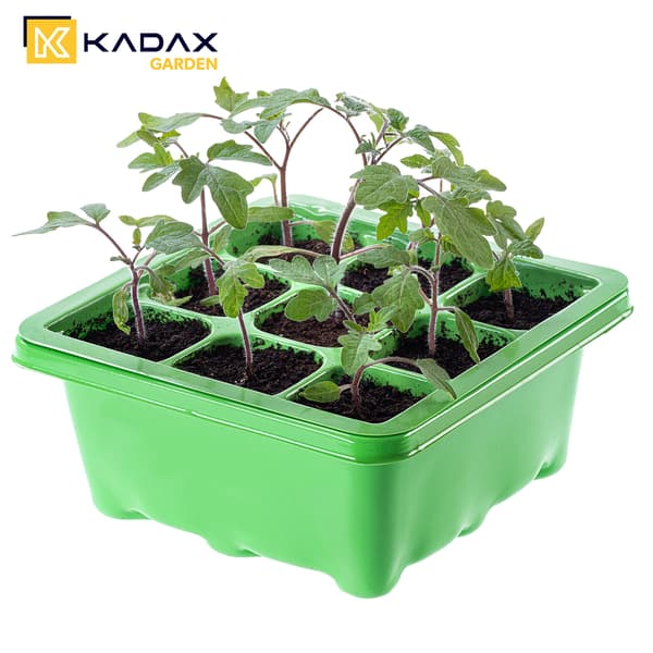 KADAX Miniväxthus Miniväxthus Växthus 9 celler Plantsåddbricka