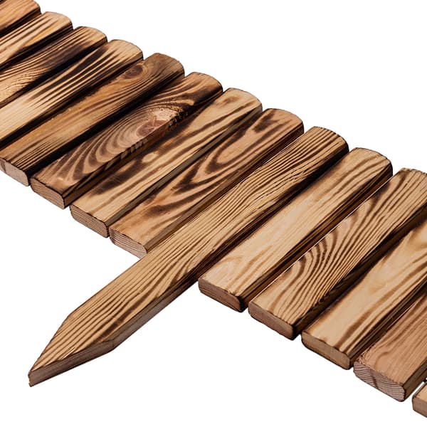 KADAX Płotek rabatowy drew L200 h20 opalany K17395