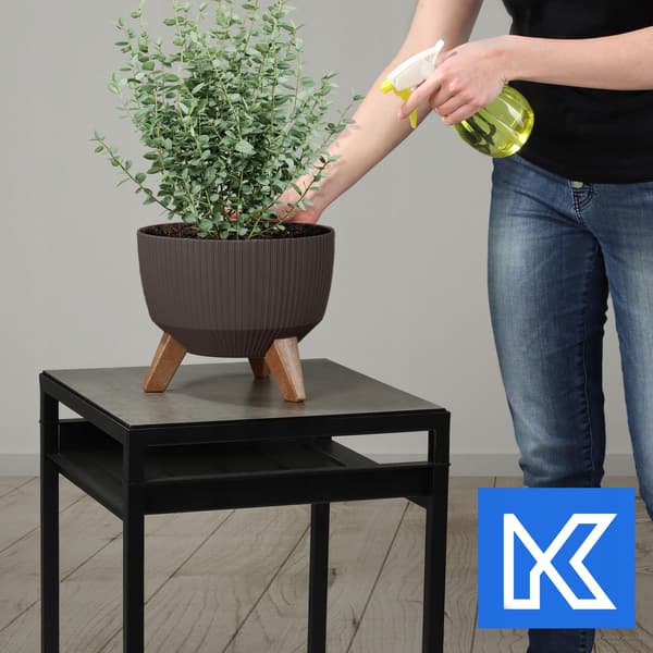 KADAX Urtepotte Havepotte med Ben til Blomster Stor Rund Indsatsskål 24 cm