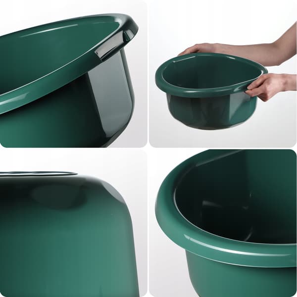 KADAX 8L Rund Universal Tvättbalja i Plast