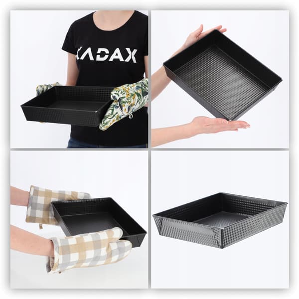 KADAX Rektangulär Bakplåt med Non-stick-beläggning 30x25x6