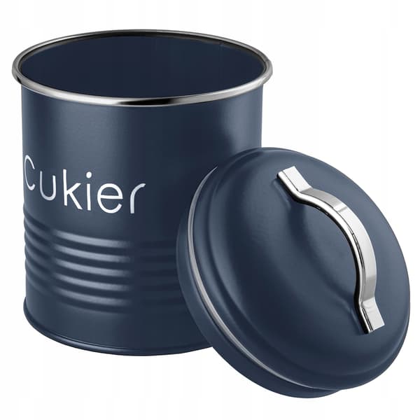 KADAX Sockerbehållare 750 ml Burk med lock Kök Marinblå