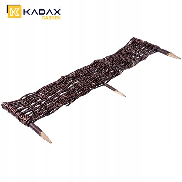 KADAX Trädgårdspalissadkantstängsel 100x30 cm högt staket