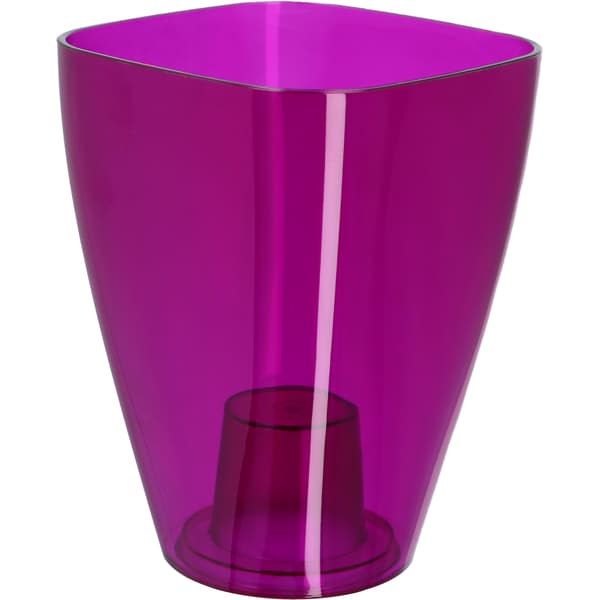 KADAX Urtepotteskjuler til Orkideer, Plastikplanter, Lilla, 9 cm