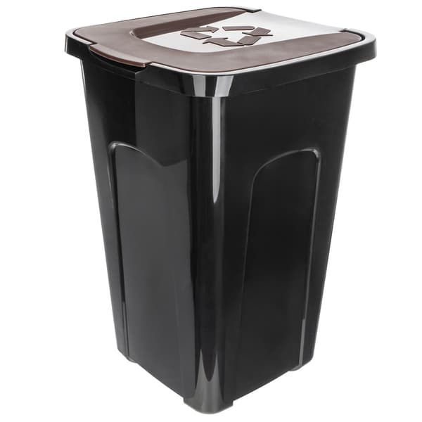 KADAX Affaldssorteringsspand 50L Brun Bio