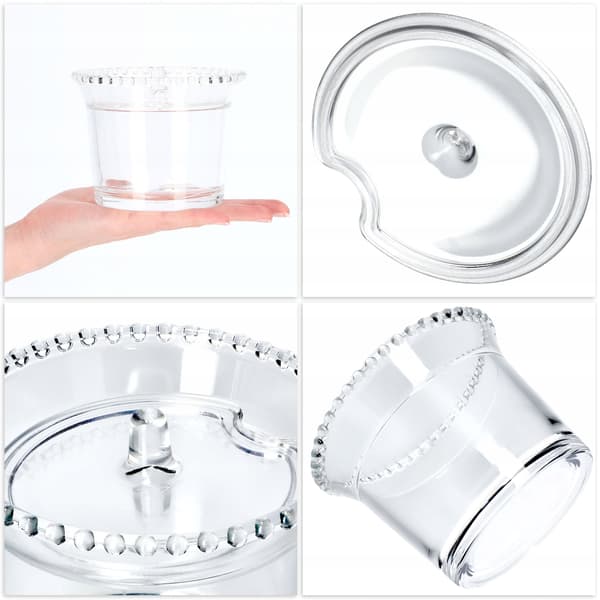 KADAX Sockerskål Sockerskål Med Lock Glas Sockerbehållare Elegant