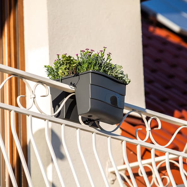 KADAX Balkonkasse Urtepotte Urtepotte til Balustrade 29,5x28x19,5 cm
