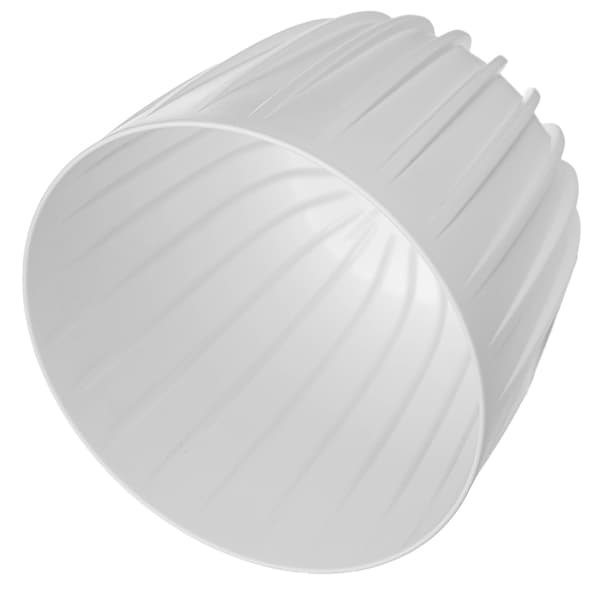 KADAX Urtepotte Urtepottedæksel 16 cm Rund Plastik Blomsterfod Hvid