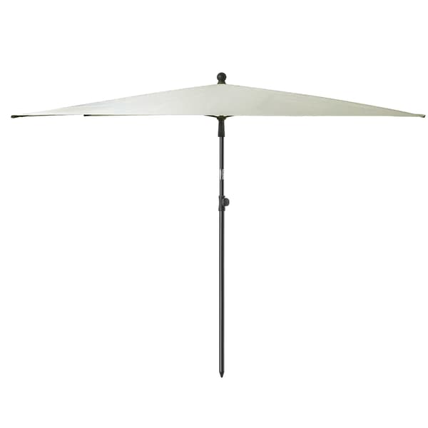 KADAX Stor Haveparasol 210cm Sammenfoldelig Balkonparasol Rektangulær Overtræk