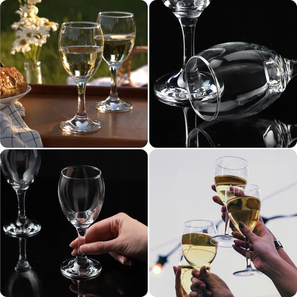 KADAX Vitvinsglas 6 delar 200 ml Set Elegant Glasset