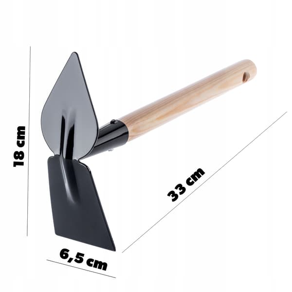 KADAX Havehakke Til Ukrudtsgravning 6,5 cm Lille 33 cm