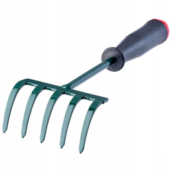 KADAX Lille Rive Metalrive Til Blade Græs Have 25 cm 5 Tands Skaft