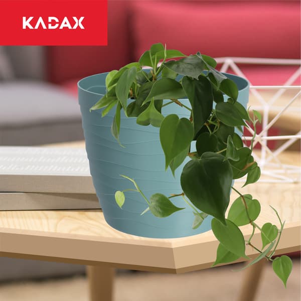 KADAX Urtepotte Låg Grøn Rund 17cm Plast