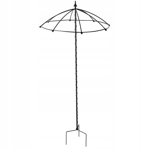 KADAX Parasollstöd för rosor, klätterväxter, murgröna, metallpergola 190 cm