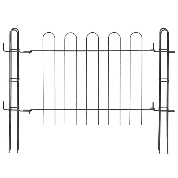KADAX Havelåge, Metalpanellåge til Hegn med Stolper 93x72cm