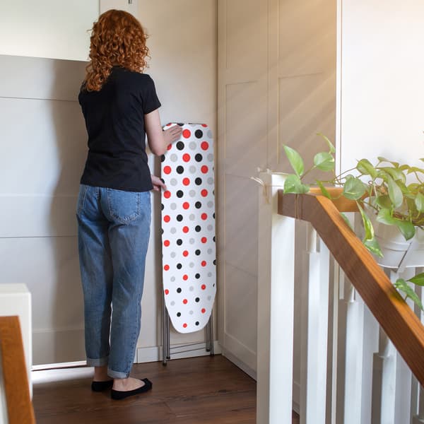 KADAX Foldbart Strygebræt 104x30cm Med Strygejernholder, Let, Lille